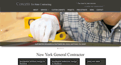 Desktop Screenshot of concetticontracting.com