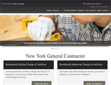 Tablet Screenshot of concetticontracting.com